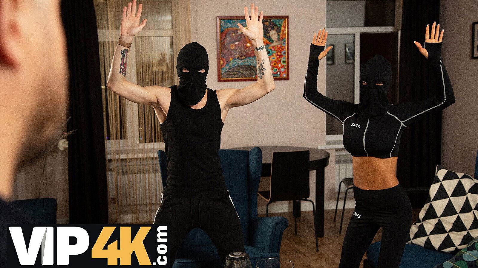 HUNT4K. Scrounger's snatch filled with homeowner's hard