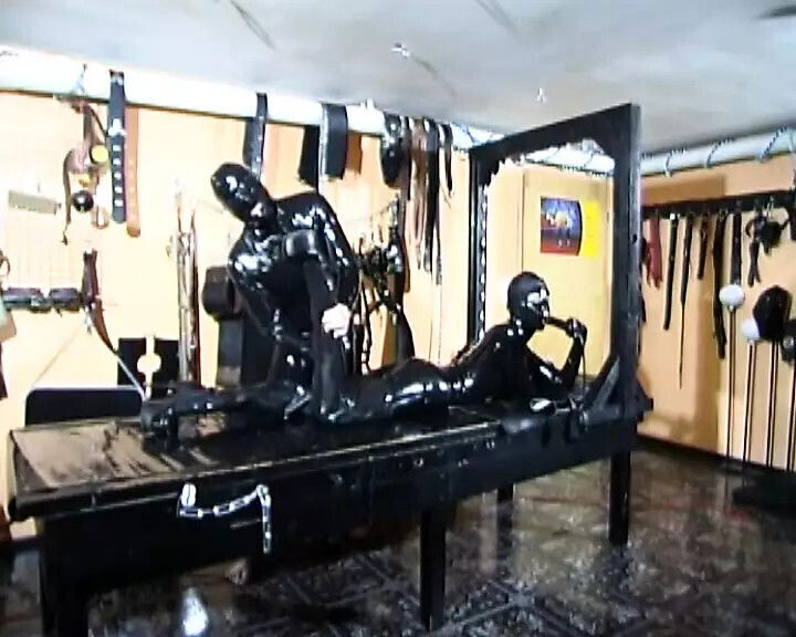 BDSM hardcore tied torture bench chastised hard