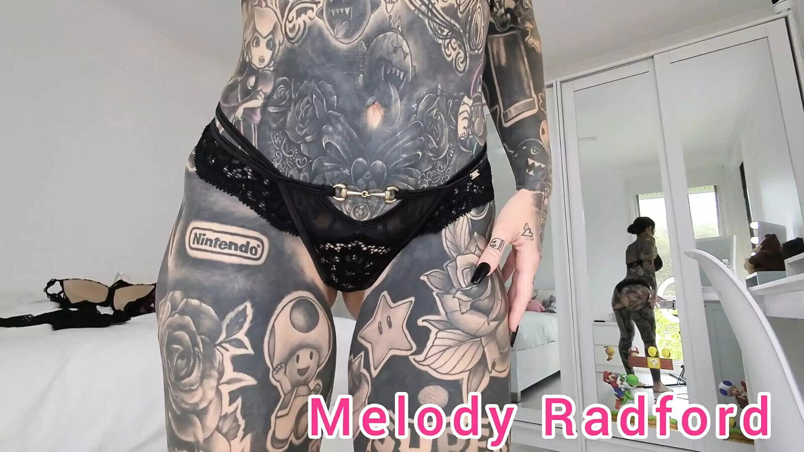 Black Lingerie Haul Closeup Melody Radford Onlyfans
