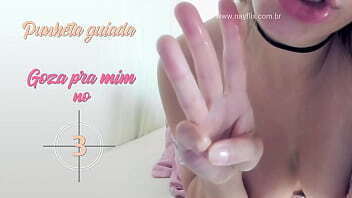 Punheta guiada Goza para &quot_ tr&ecirc_s &quot_