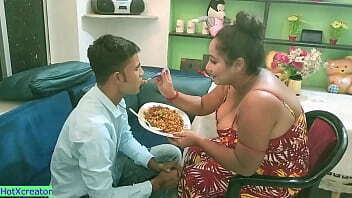 Indian Hotwife private with Boss Promotion!! Husband Don'_t know