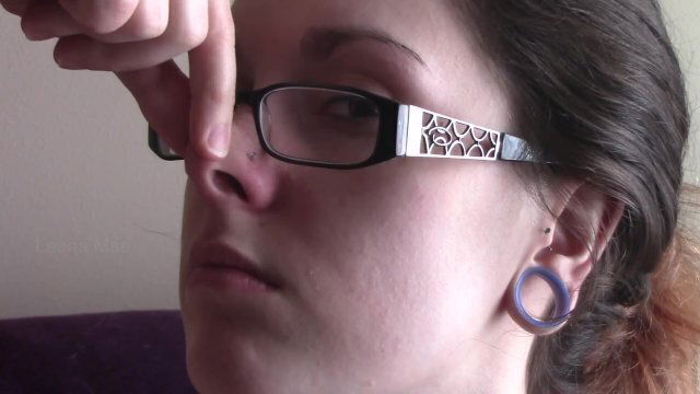 Wiggling Playing With Nose