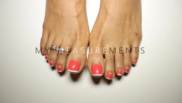 Loren Love's Measurements Find Toes Toenail Lengths