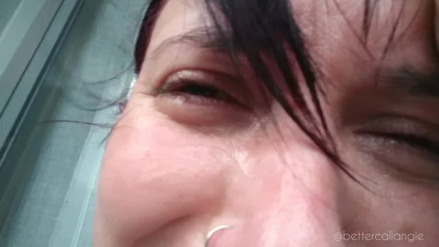 Intense Close-Up Crying Eyes, Sobbing, Runny Stuffy Nose, Eyelashes