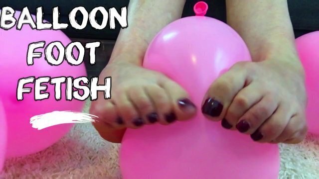 Balloon Foot Fetish