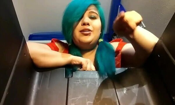 Giantess Teases Shrunken Family full Bulma Badass