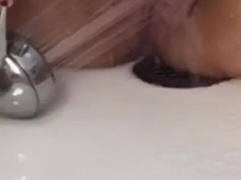 want while shower head fucks tight pussy