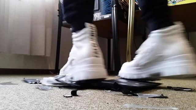 Laptop Crushing with Buffalo Boots