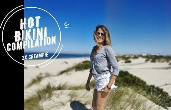 Hot Bikini Compilation 2x Creampie 136 MINUTES of HOT Passionate Pool fuck