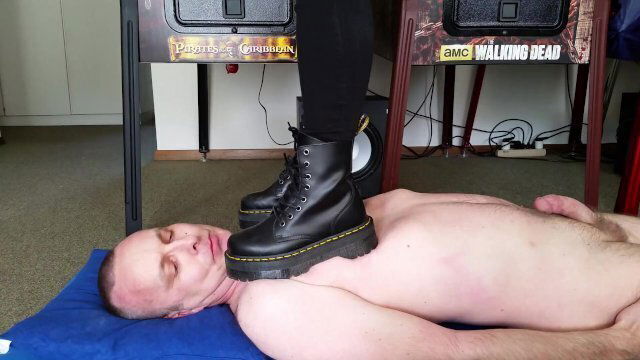 Hard Trampling and Stomping with Doc Martens Jadon