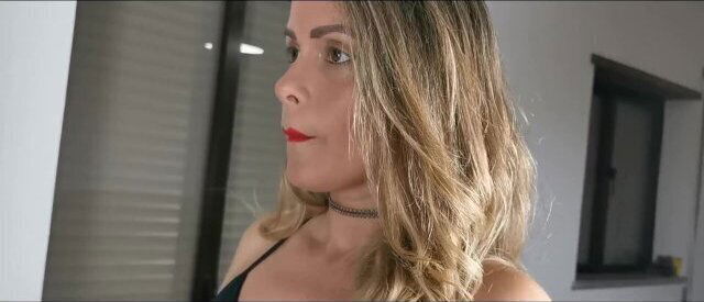 Teasing Mouth with Lipstik