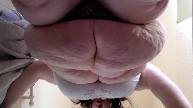 SSBBW SHOWS FUPA BELLY PUSSY BRAZILLIAN THONG