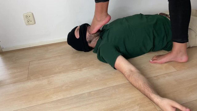 Goddess Lauren Foot Gagging - foot fetish feet worship slave trample