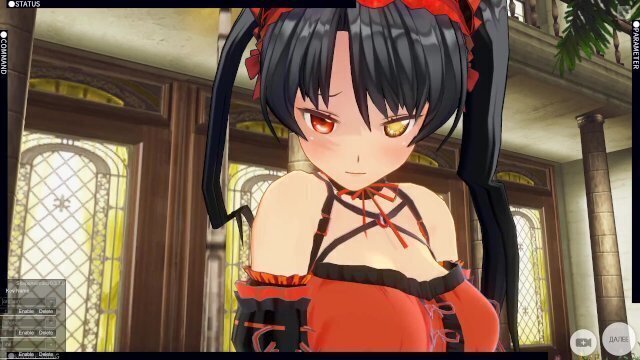 HENTAI DATE LIVE Kurumi Tokisaki rides dildo does AHEGAO FACE