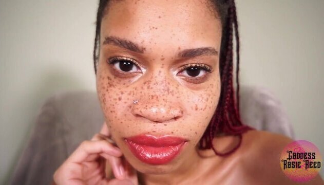 Goddess Rosie Reed Face Fetish Freckles Ebony Goddess Worship Stroke Beauty