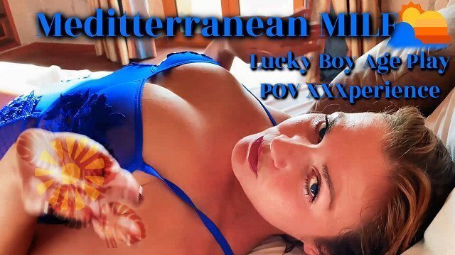 Mediterranean MILF lucky
