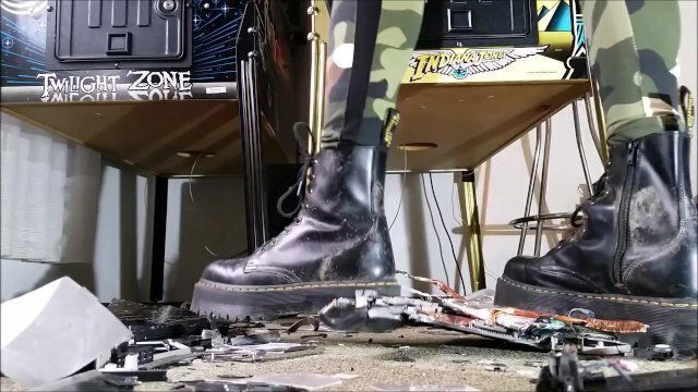 Computer Crushing with Martens Jadon Boots View