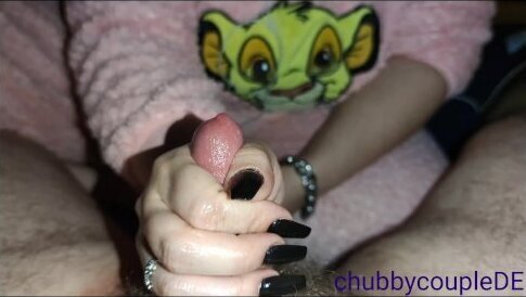  Edging Handjob with Black Long Nails Cum Control Ruined Cumshot