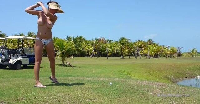 Topless Golfing with Nyssa Nevers