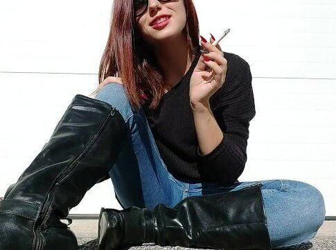 Smoking, Leather Boots Denim