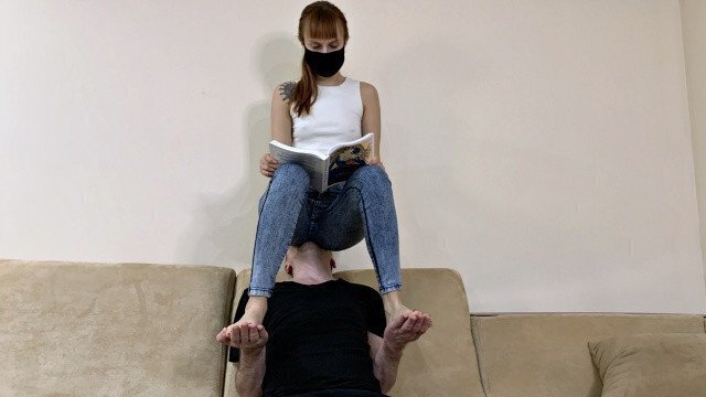 Mistress Kira Use Her Chair For Jeanssitting Ignore FemDom