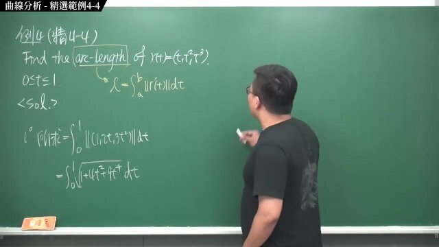 #有料｜張旭微積分2020版(下)｜向量微積分｜重點四：曲線分析｜精選範例4-4｜數學老師張旭