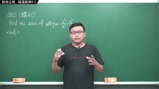 #瘋狂｜張旭微積分2020版(下)｜向量微積分｜重點九：格林定理｜精選範例9-2｜數學老師張旭