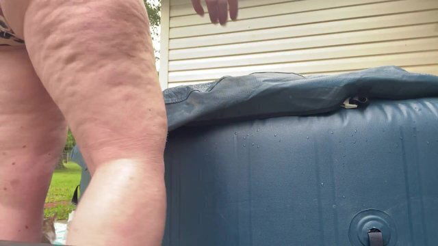 Sexy milf gets caught playing