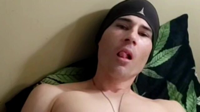 Alternative punk goth playing with long hard spikes gloves boots