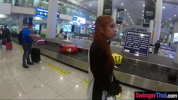 Thai amateur fucked good after travelling once arrived hotel