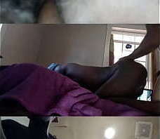 Amateur Real African American Bent Over Doggy Backshots