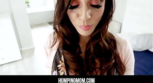 HumpingMom Huge titted latina MILF stepmom prepares