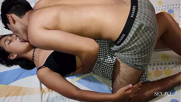 Hidden camera records horny couple having romantic