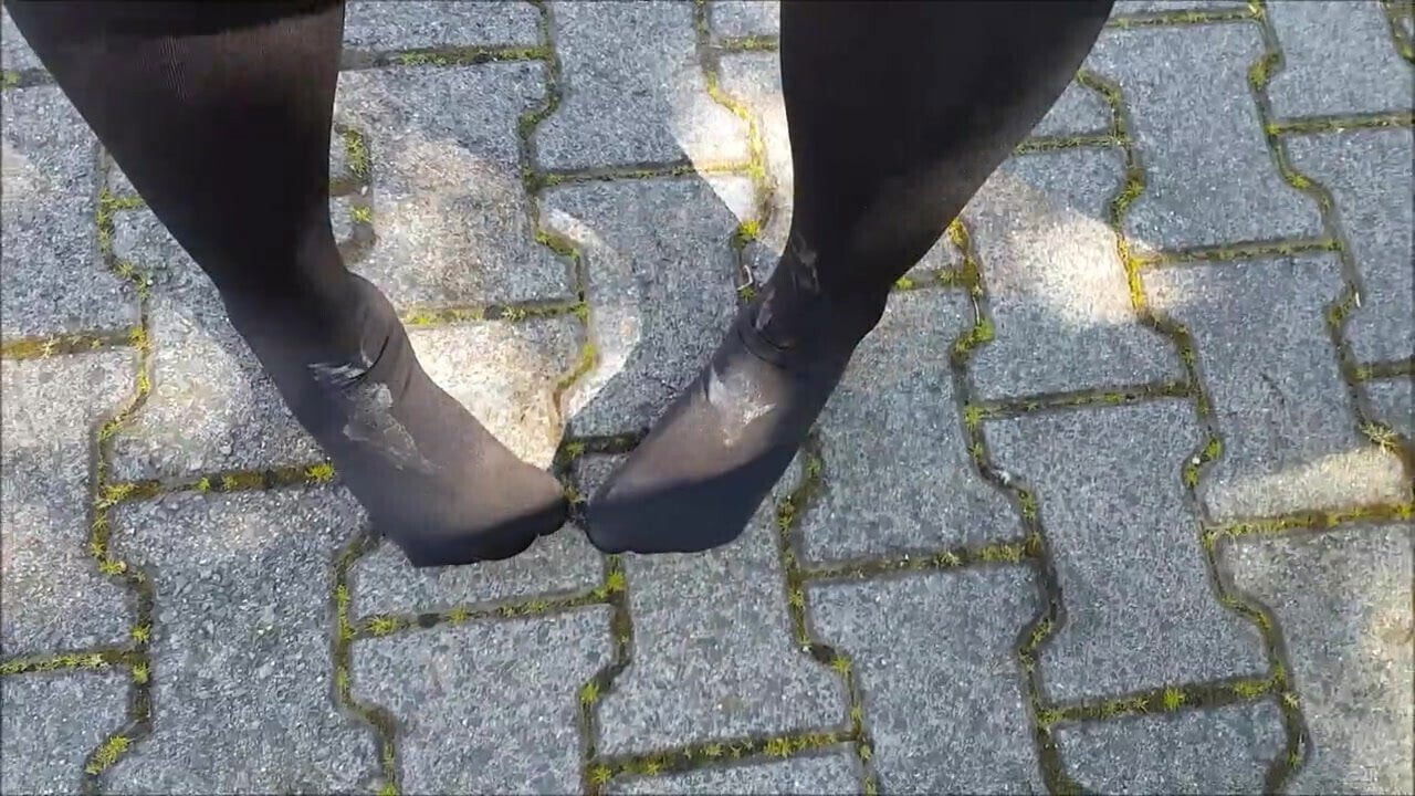 My Legs and Feet with Cum on my Feet 