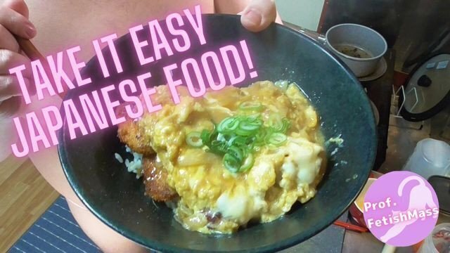 【Prof_FetihsMass】 Take easy Japanese food! [かけかつ丼]