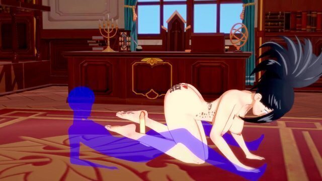 Hero Academia Hentai Footjob