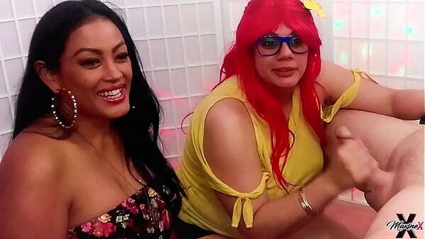 Asian Slut Maxine Latina Crush Stroking Uncle Jack'_s Hard Cock!