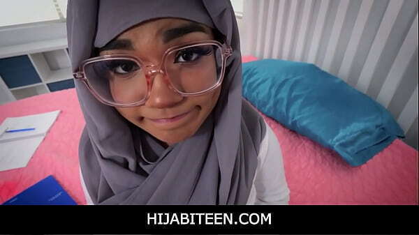 HijabiTeen- Lucky Stud Bangs Hard Middle-Eastern Pussy Covers Pretty Face With Huge Load