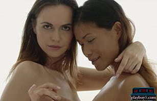 Playboy5.com Natural boobs Asian Russian lesbian babes Jana Maki Katana