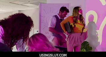 UsingSlut - Teen Employees Become Freeuse Fuck Toys During Work - Penelope Kay, Willow Ryder
