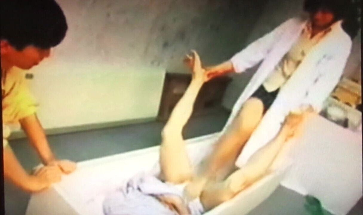 PATIENT'S LAST WISH. FOOTJOB TRAMPLE BY CRAZY NURSE