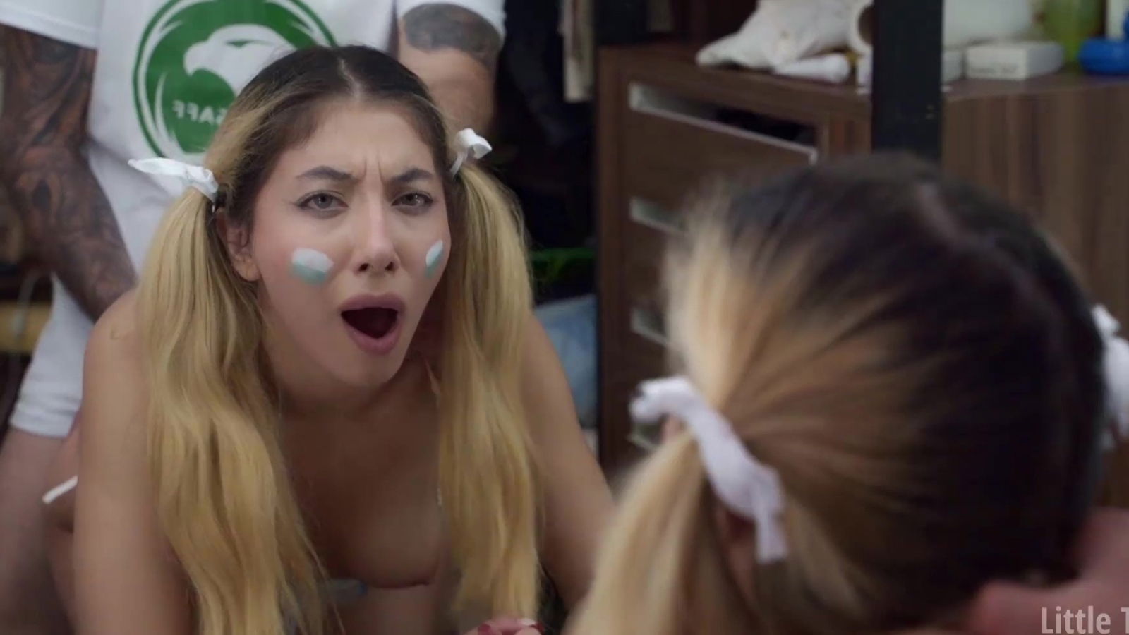 Blonde Argentinian Hottie Loses With