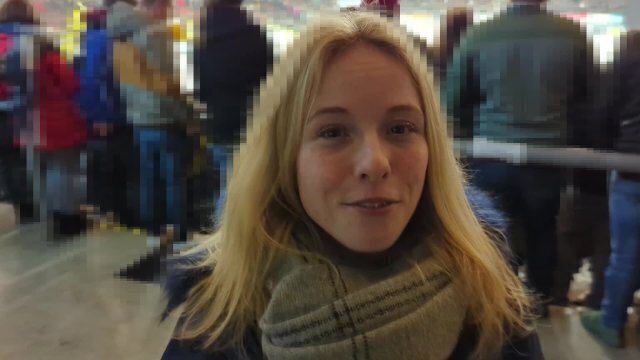 Public Quickie im Eisstadion! Fanfick während des Spieles nach der Drittelpause!