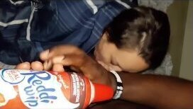 Amateur BBC Sexy Asian MILF got her Wish of Sucking Whip Cream off of 2 Black Cocks during an Orgy