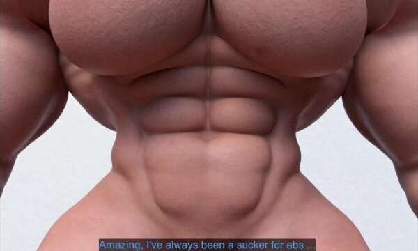 Hulky Girlfriend (Female muscle Growth)