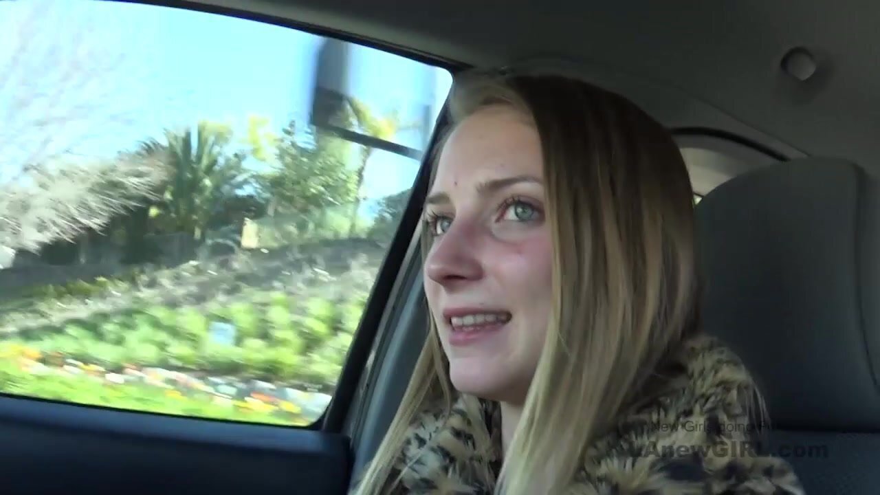 Super cute blond hair shagged tight vagina audition