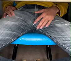 Precumming in Jeans While Trying to Read a Book