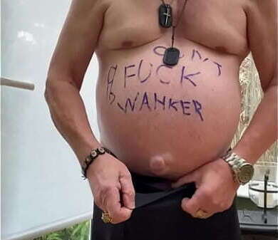 Wearing stockings with suspenders