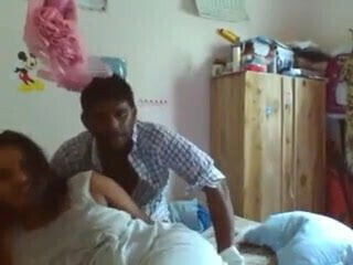 Lankan Girl Couple Enjoy with Sound