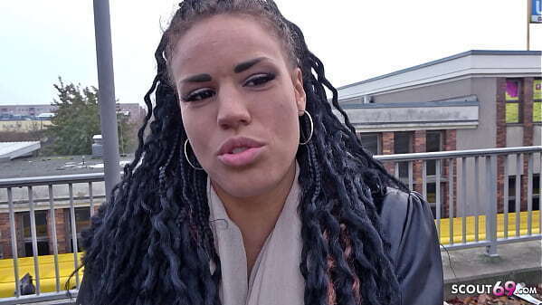 GERMAN SCOUT Amateur German Latina First Date Fuck Skinny Christy Pickup